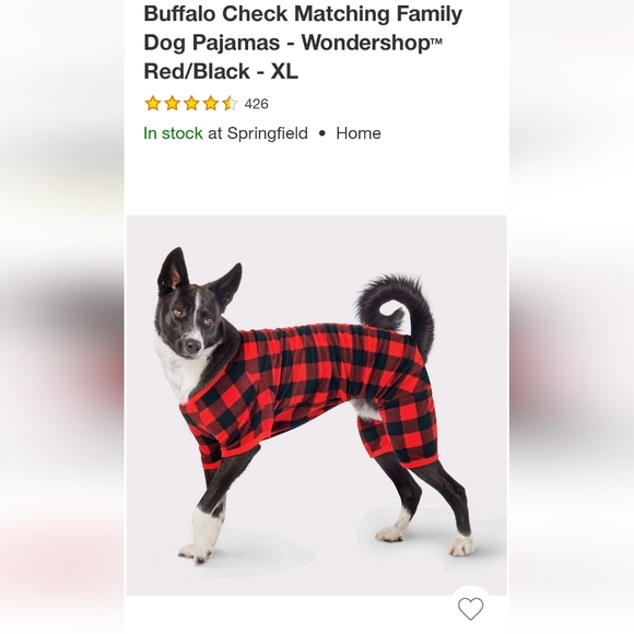 Dog Buffalo Plaid pjs - Picture 7 of 7